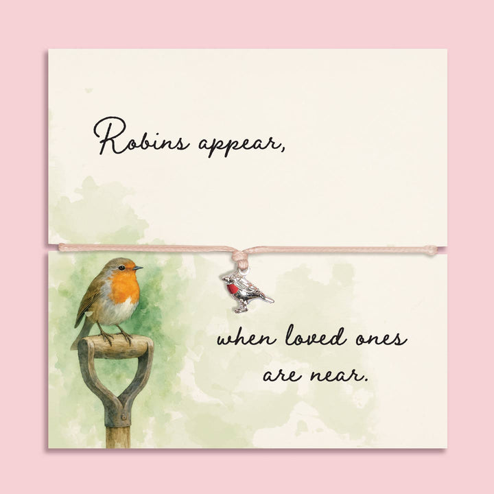 Robins Appear – Robin Memorial Bracelet