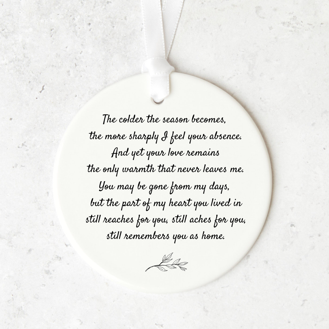 Loved & Remembered Ceramic Ornament