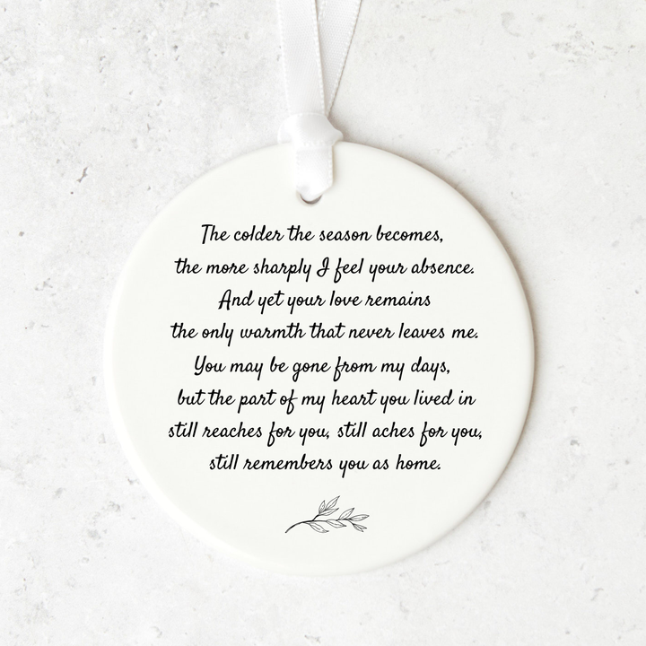 Loved & Remembered Ceramic Ornament