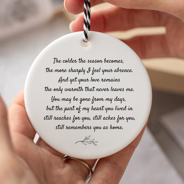 Loved & Remembered Ceramic Ornament