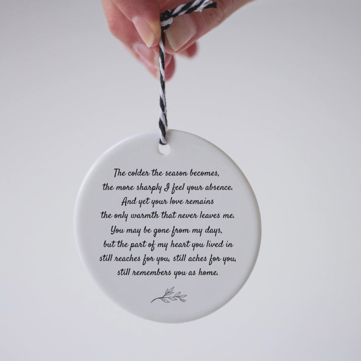 Loved & Remembered Ceramic Ornament