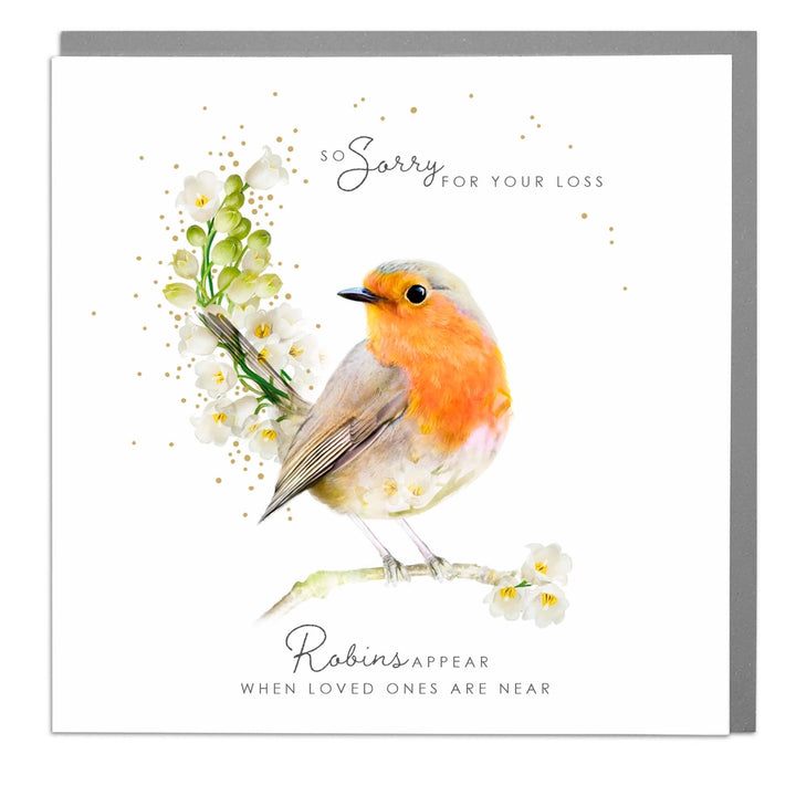 Robin Sympathy Greeting Card