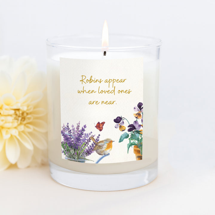 Robins Appear Remembrance Candle Gift