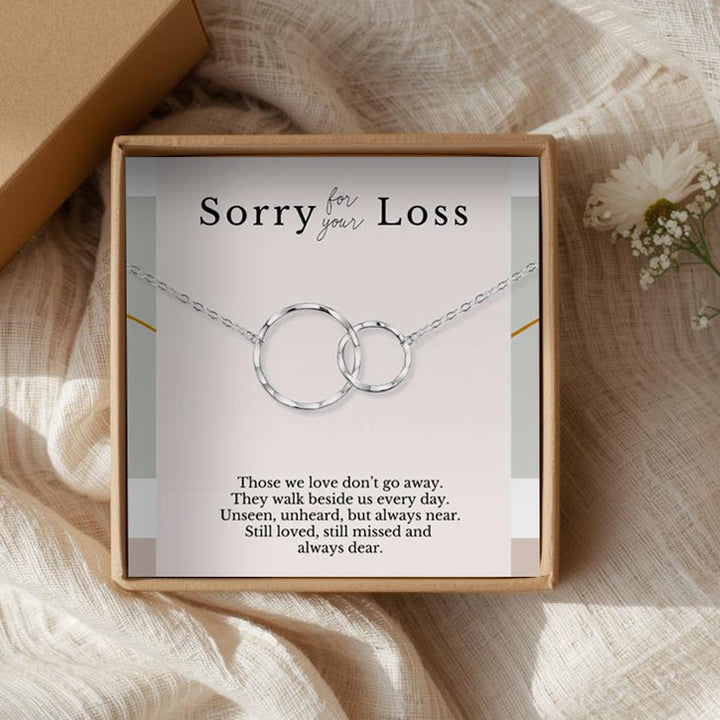 Sorry for Your Loss Sterling Silver Necklace