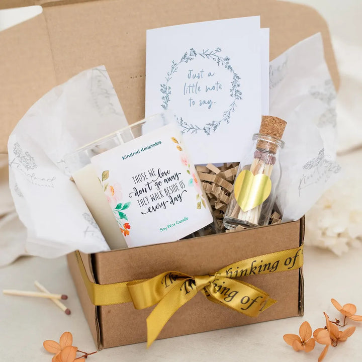 Remembrance Gift Box with Candle and Matches